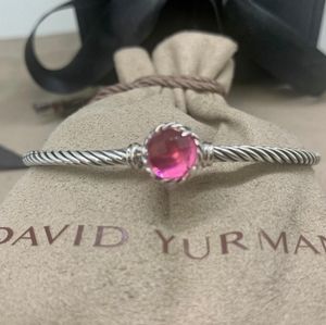 David Yurman Chatelaine Bracelet Pink Tourmaline